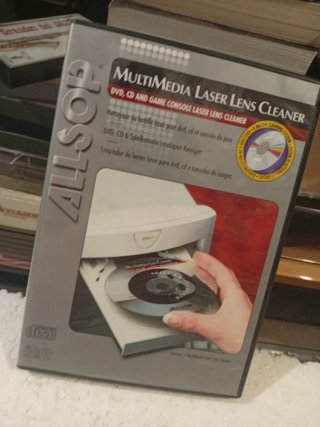 Kit di pulizia per lenti di lettori DVD, CD e console di gioco