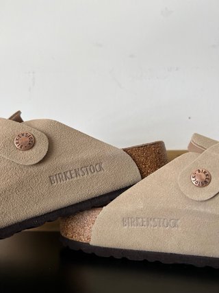Birkenstock Boston Beige Suede Talla 40