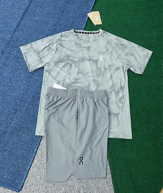Conjunto ON Running Gris Talla M