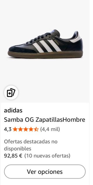 Adidas Samba OG Zapatillas Hombre Nuevas