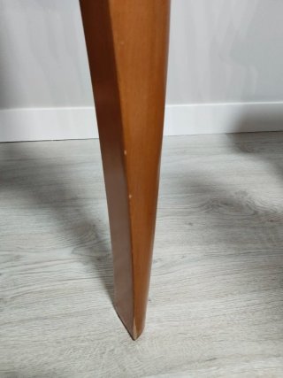 Mesa de comedor extensible de madera 100-144/188cm