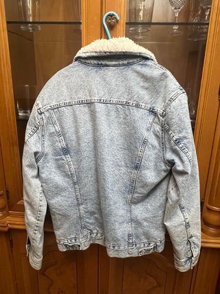 Chaqueta Vaquera Borreguillo H&M Talla S