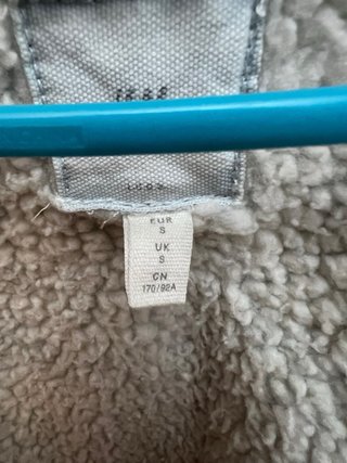 Chaqueta Vaquera Borreguillo H&M Talla S