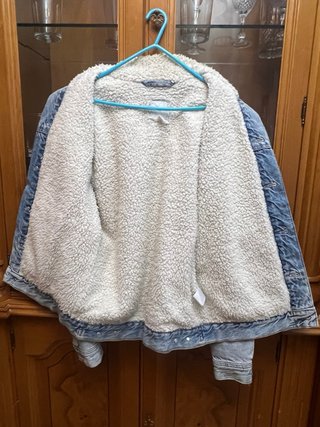 Chaqueta Vaquera Borreguillo H&M Talla S