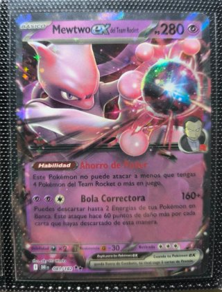 Mewtwo EX del Team Rocket 081/182 DRI