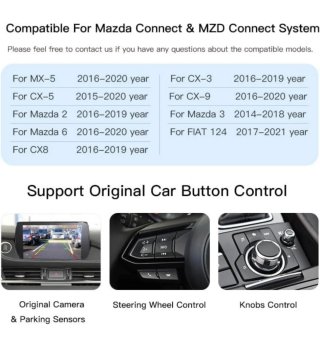 Adaptador CarPlay Android Auto Mazda MZD Connect