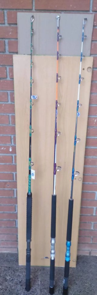 Cañas de curricán 3 unidades