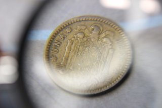 14. 3 Monedas de 1 peseta 1963 (una peseta).