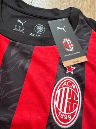 Camiseta AC Milán Modric 14 Puma Negra Roja