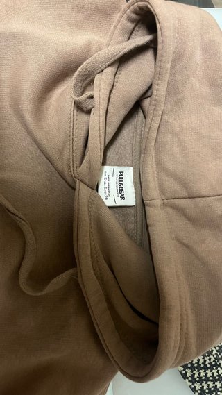 Sudadera Oversize Beige Talla S