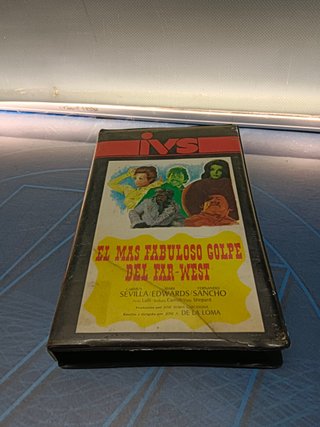 pelicula en BETA, EL MAS FABULOSO GOLPE DEL FAR WEST- buen estado