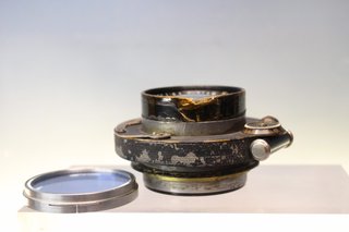 Antiguo objetivo, óptica Voigtländer Braunschweig Heliar 210 mm.