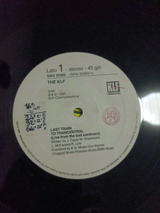 Vinilo KLF Last Train to Trancentral