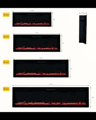 Chimenea eléctrica Weka E60 (60")
