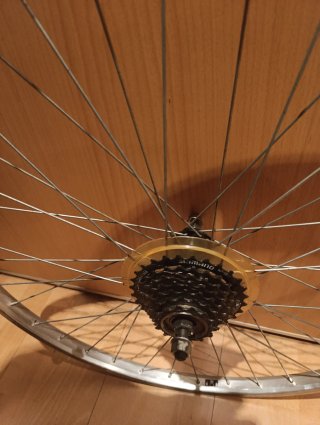 Llanta trasera bicicleta