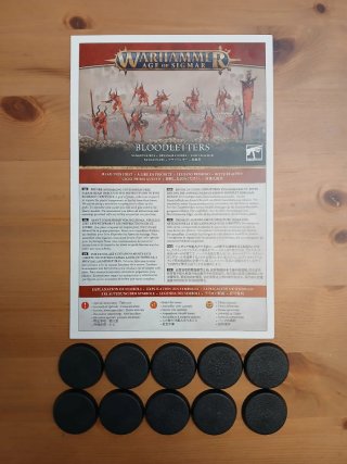 10 Desangradores de Khorne Warhammer.