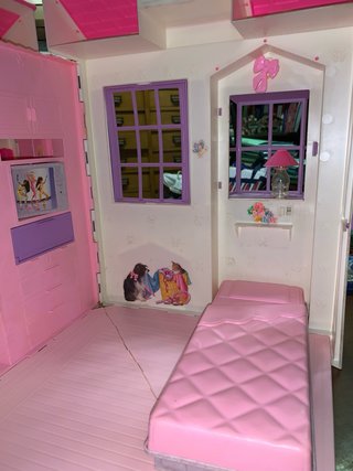 Casa Barbie Vintage Mattel con Luce e Bambole