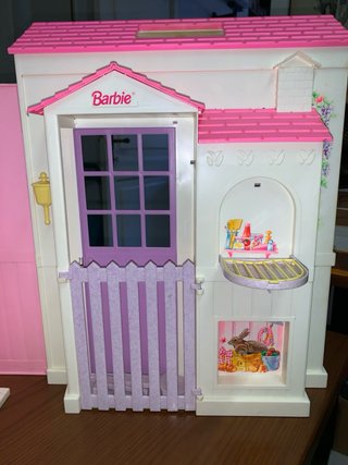 Casa Barbie Vintage Mattel con Luce e Bambole