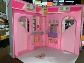 Casa Barbie Vintage Mattel con Luce e Bambole