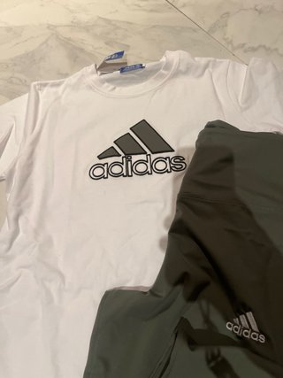 Conjunto Adidas Camiseta y Mallas Talla L