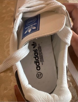 Adidas Bambas Beige y Blanco