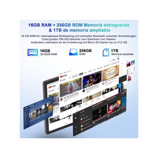 SEBBE S23 256GB Marrón Tablet Android 13