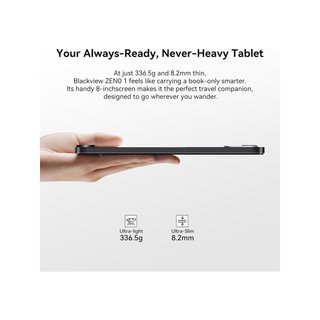 - Blackview ZENO 1 256GB Roca Negra Tablet