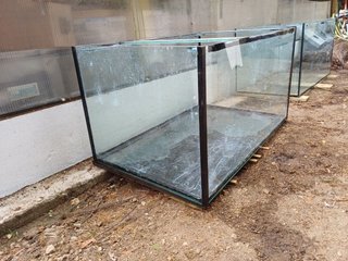Pecera grande 450L cristal