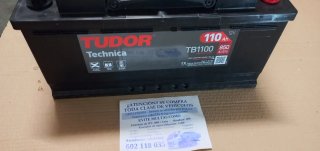 Batería Tudor 110Ah Nueva