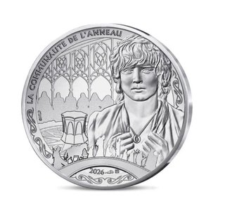Moneda Plata Señor de los Anillos Comunidad
