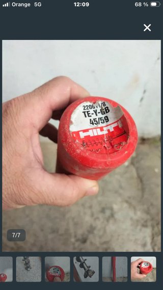 Broca Hilti SDS MAX 45/59