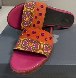 Sandalias Geox Naranja y Rosa