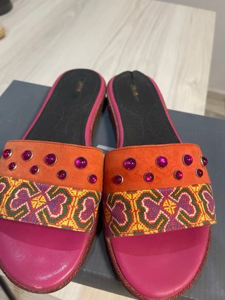 Sandalias Geox Naranja y Rosa