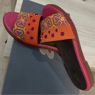 Sandalias Geox Naranja y Rosa