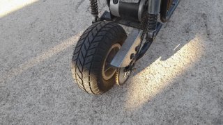 Moto Eléctrica Cruiser Negra