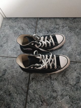 Converse Mujer Negro/Blanco Talla X