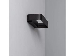 Aplique LED Deves 9W Negro Diseño Moderno