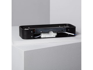 Aplique LED Deves 9W Negro Diseño Moderno