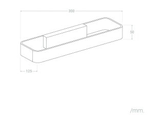 Aplique LED Deves 9W Negro Diseño Moderno