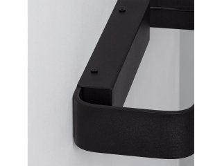 Aplique LED Deves 9W Negro Diseño Moderno