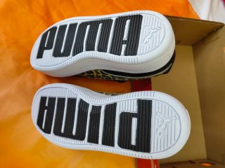 Zapatillas Puma Negras con Leopardo