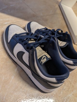 Nike Dunk Low Azul y Blanco Talla 42.5