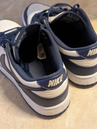 Nike Dunk Low Azul y Blanco Talla 42.5
