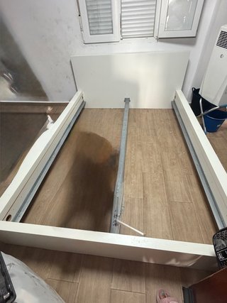 Estructura Cama Blanca 1.35