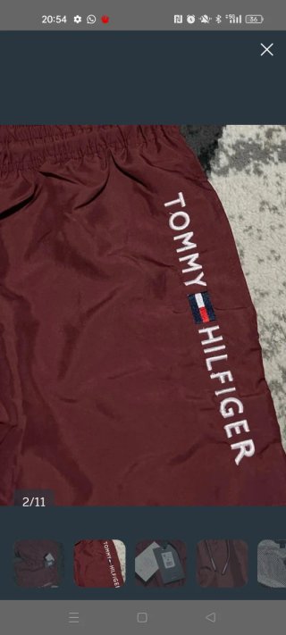 Bañador Tommy Hilfiger Rojo