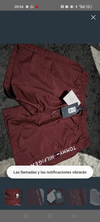 Bañador Tommy Hilfiger Rojo