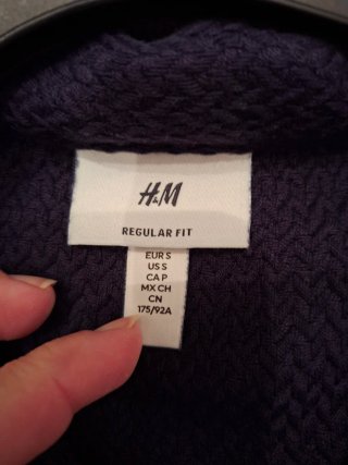 Camicia H&M uomo trama particolare
