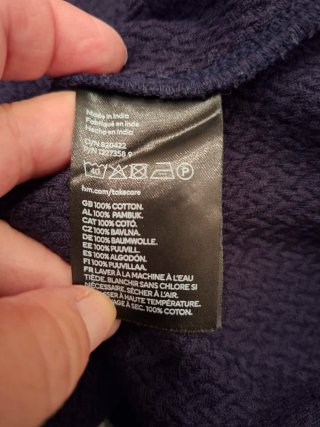Camicia H&M uomo trama particolare