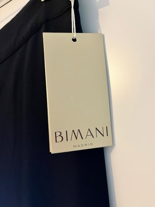 Pantalón Bimani Negro Vaporoso