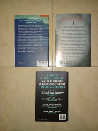 Tres libros de Ruth Ware, RBA y NEW COMPTON